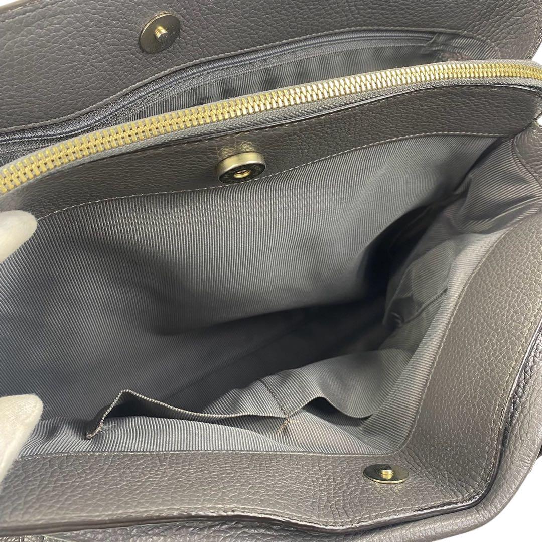 FURLA フルラ トートバッグ オールレザー シボ革 ブラック A4可 通勤