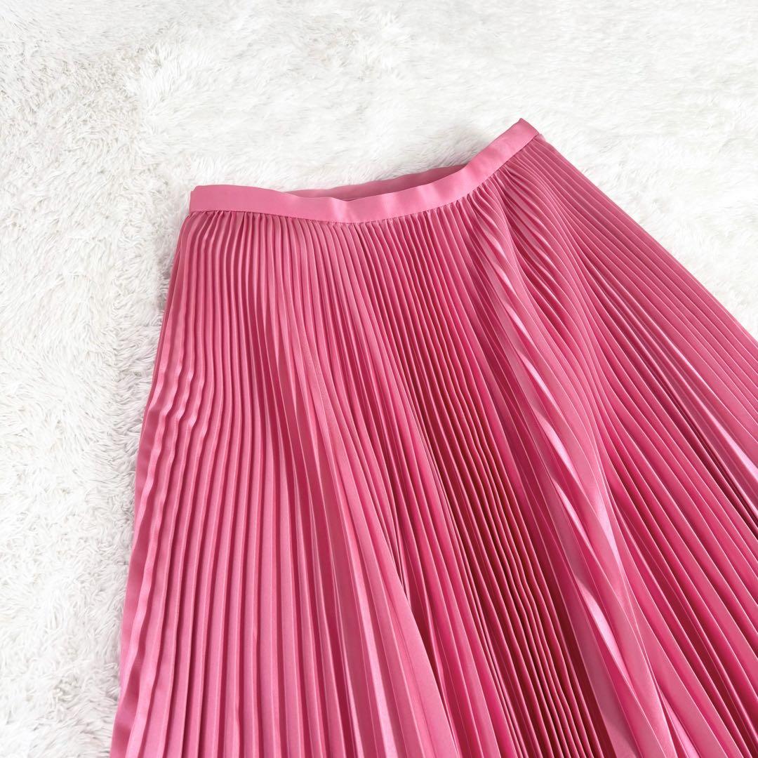 K*ん様 494 美品✨ツルバイマリコオイカワ プリーツスカート ピンク ロング 494 美品✨ツルバイマリコオイカワ プリーツスカート ピンク