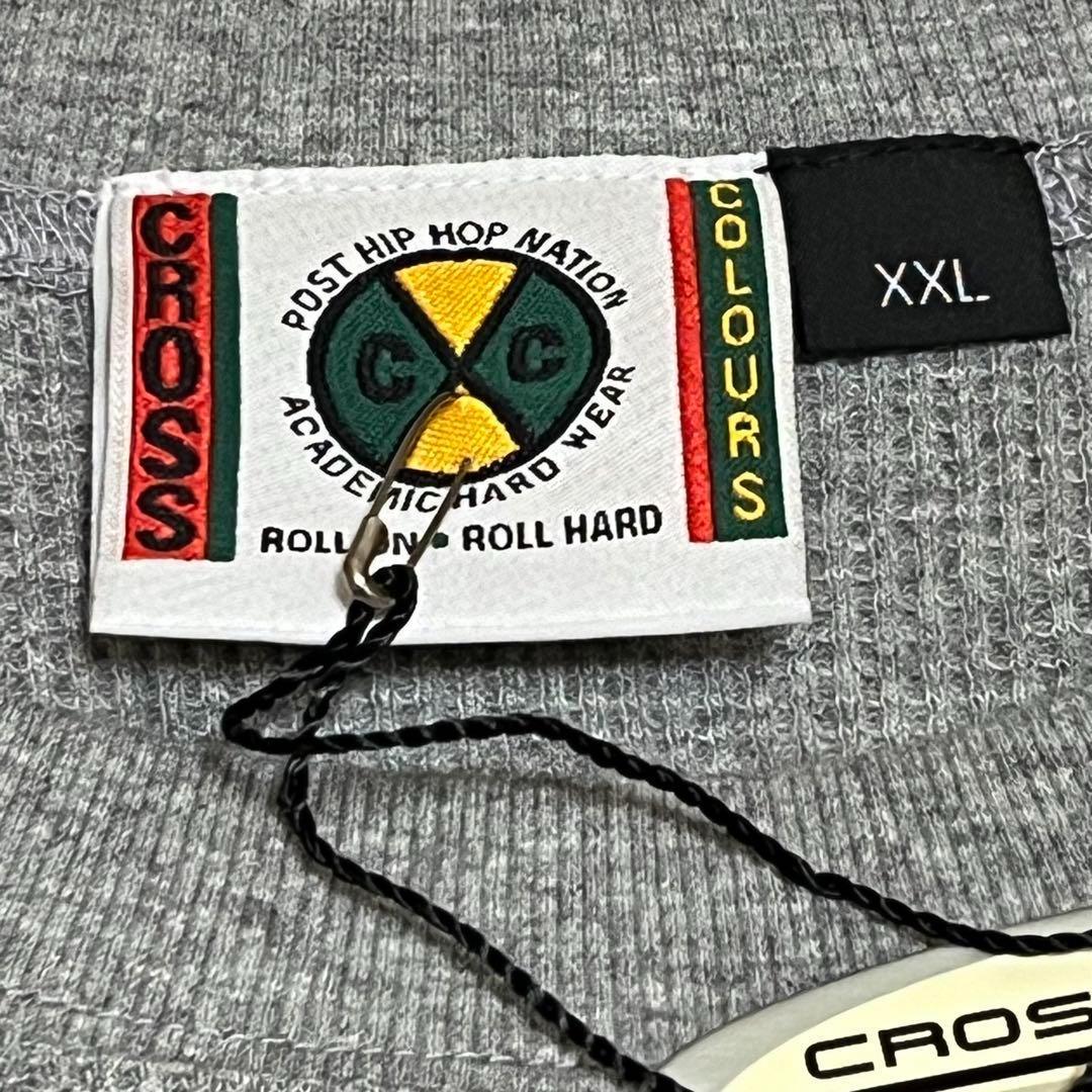 新品 希少 90s クロスカラーズ ワッフル地 長袖カットソー レア ビンテージ