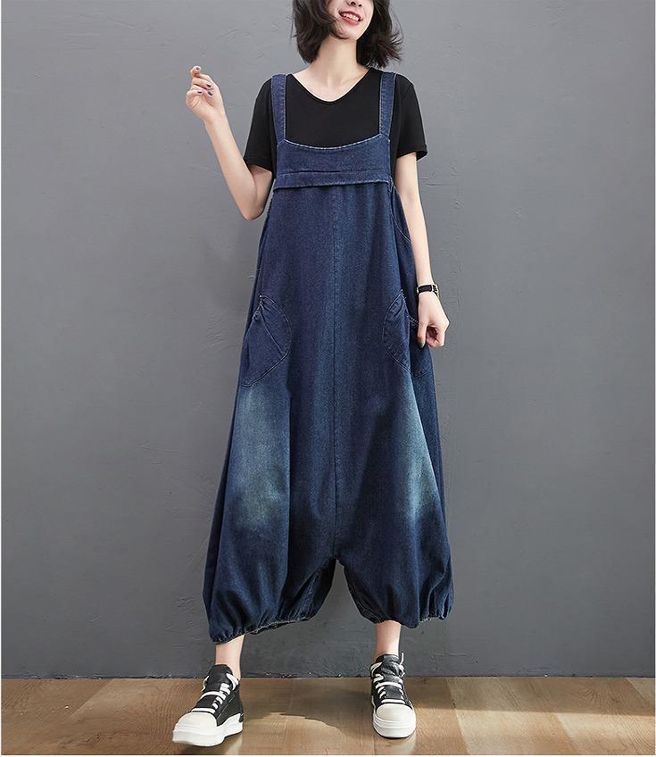 大きいサイズ レディース デニム サロペット パンツ オーバーオール 新品 大きいサイズ レディース デニム サロペット パンツ オーバーオール 新品