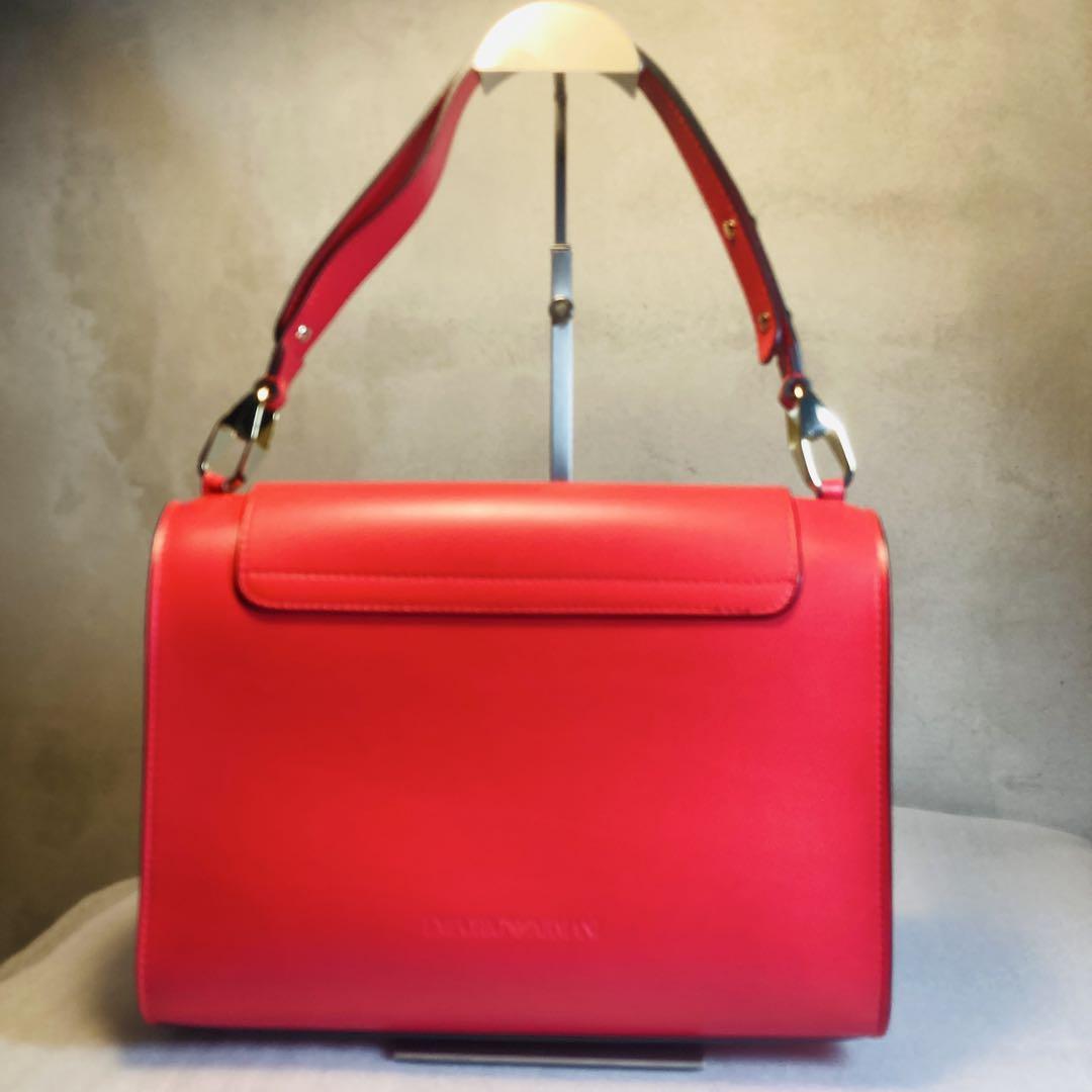 美品　高級感 エンポリオアルマーニ ハンドバッグ　2Wayショルダーバッグ