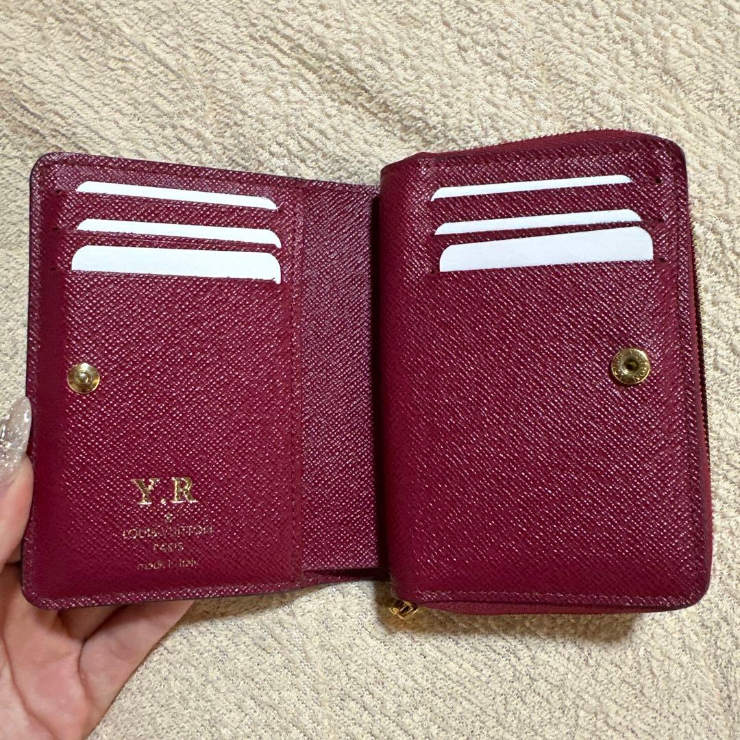 LOUIS VUITTON 二つ折り財布 ボルドー