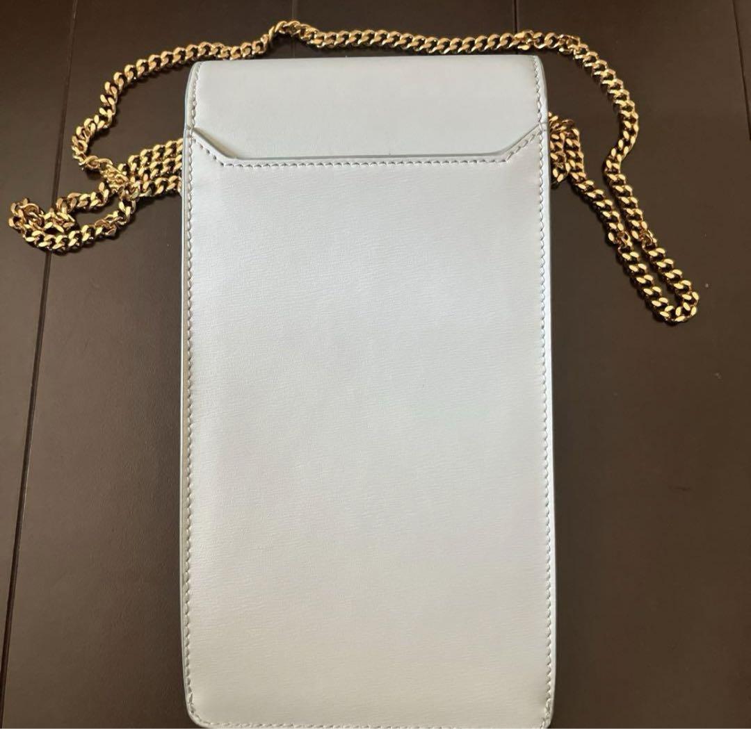 CELINE チェーン付き バーティカル モバイルポーチ トリオンフ