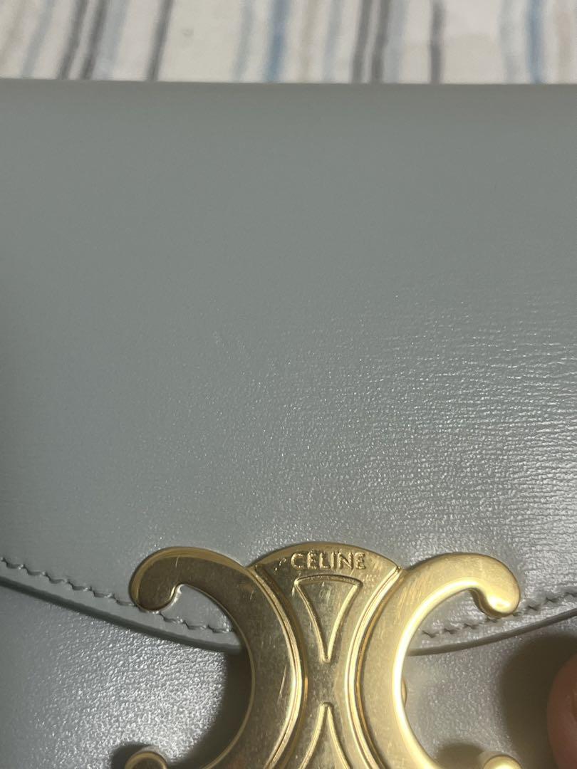 CELINE チェーン付き バーティカル モバイルポーチ トリオンフ