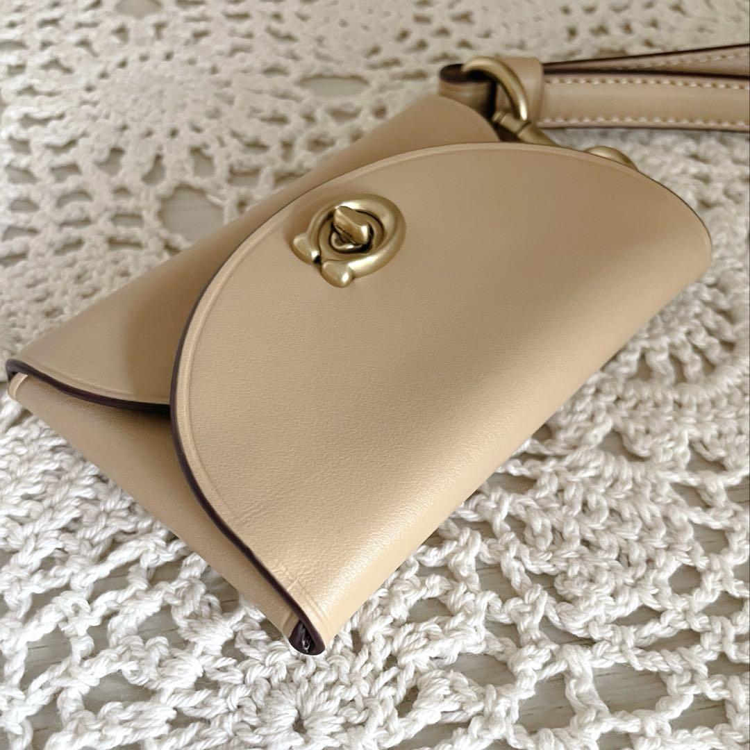 未使用 COACH コインケース 小物入れ ベージュ - メルカリ