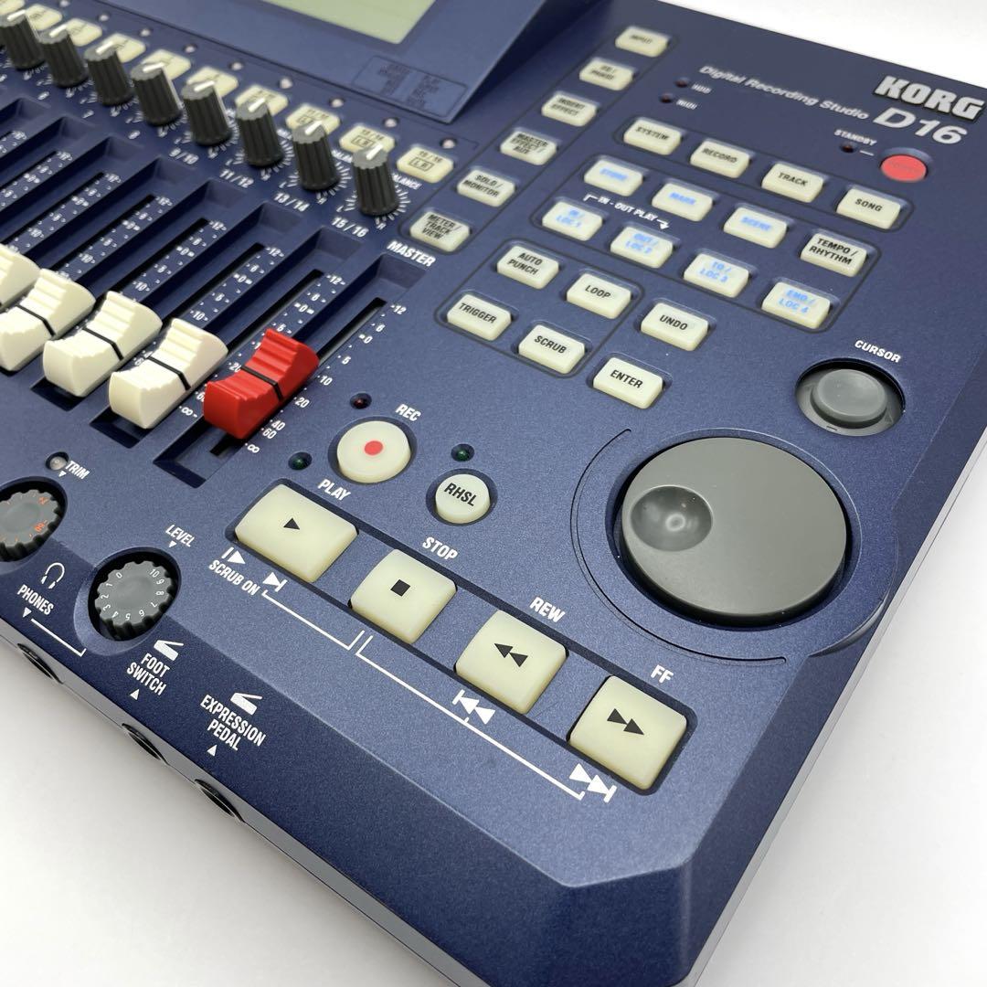 日本限定 KORG D16 【通電OK 本体＆電源アダプター デジタル MTR 配信機器・PA機器・レコーディング機器