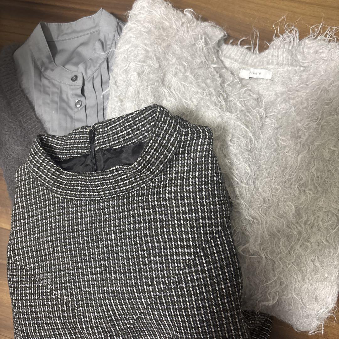 洋服 3点セット ニット ワンピース