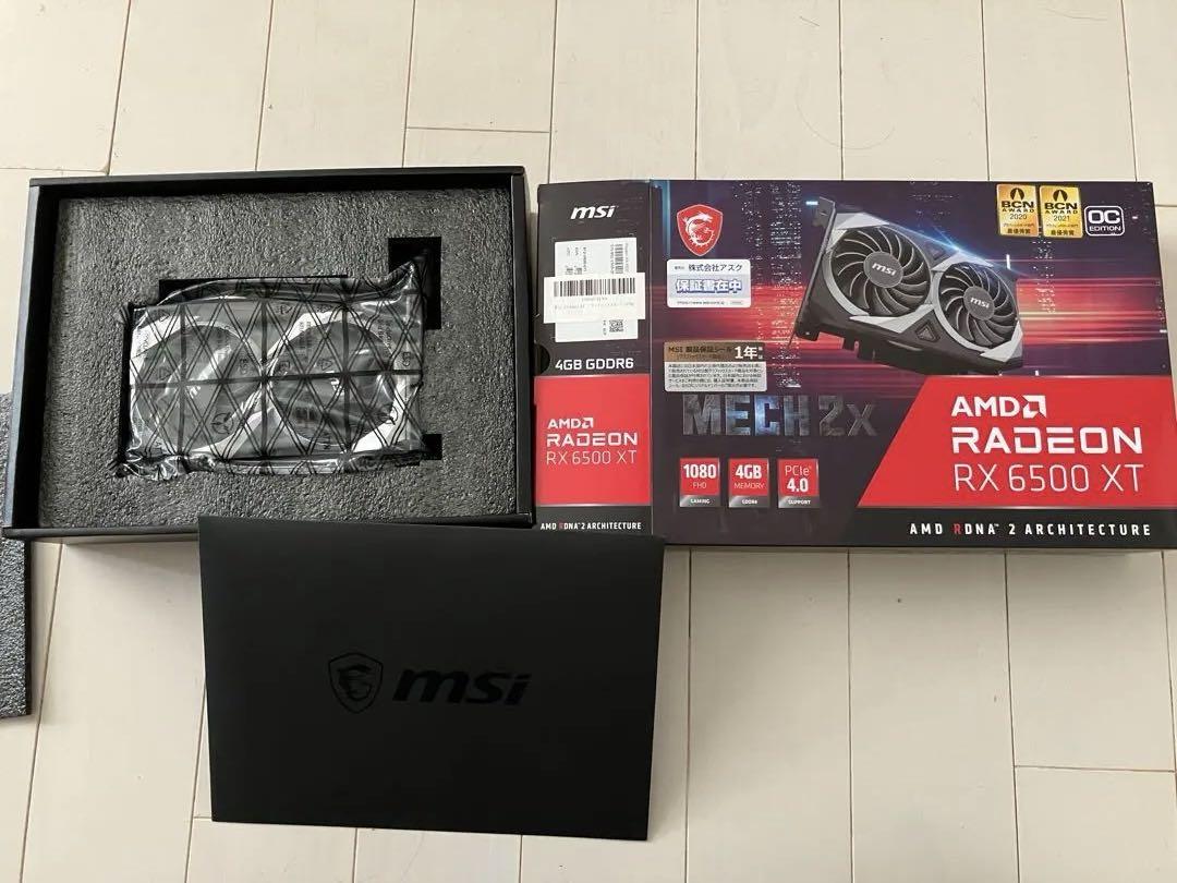 MSI RX 6500 XT 4GB グラフィックボード