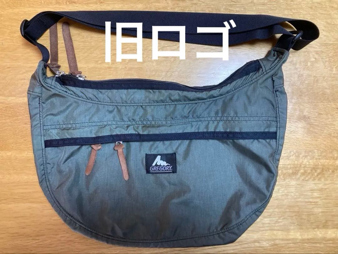 GREGORY サッチェルナイロンショルダーバッグ Mサイズ 緑 カーキ