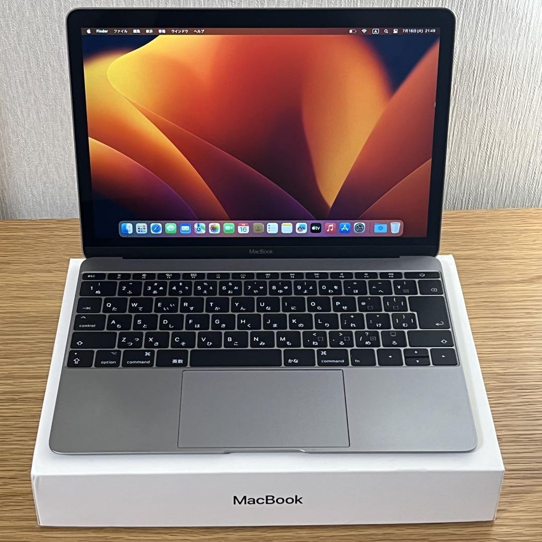 MacBook 12インチ 2017 m3/8G/256G スペースグレー 画像1