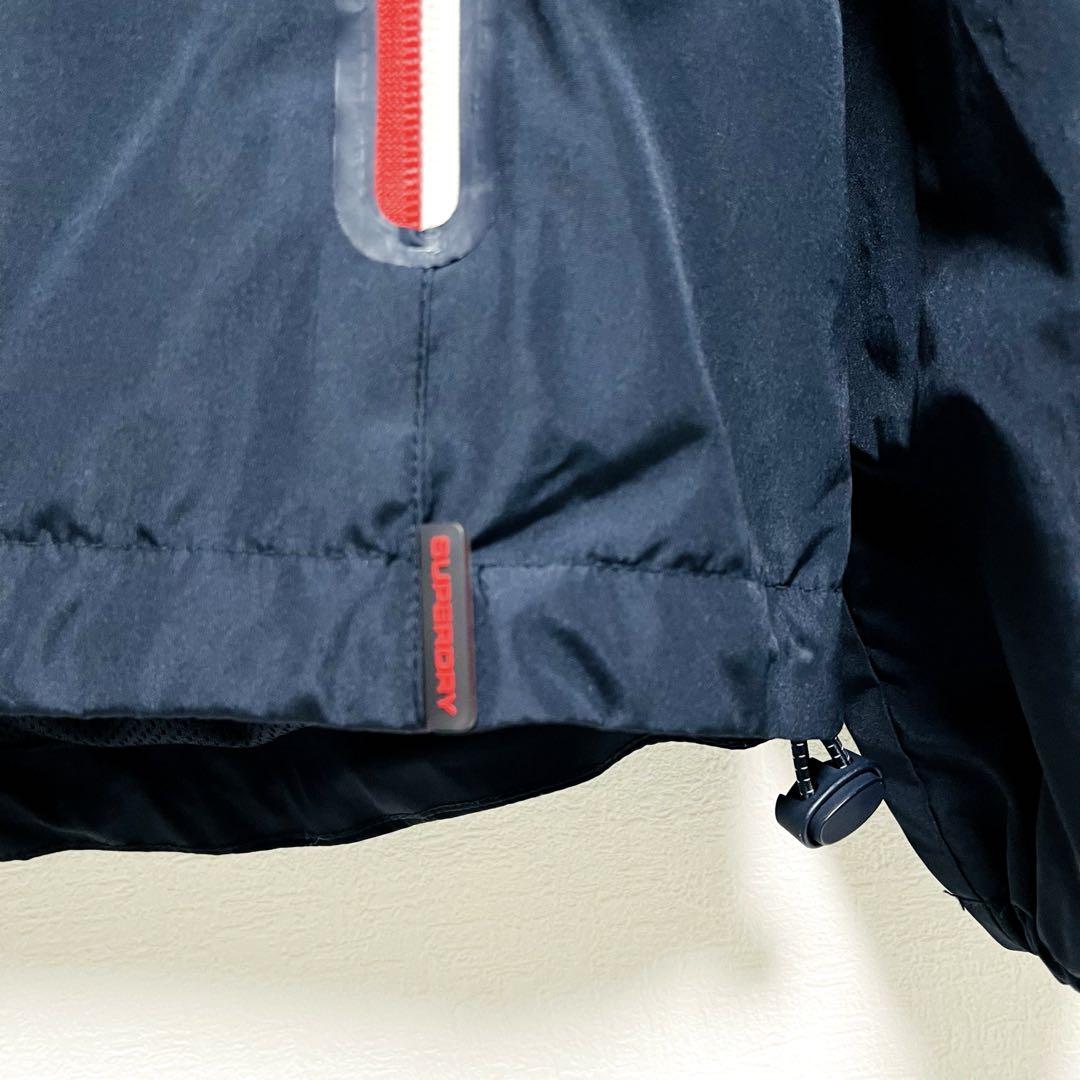 SUPERDRY 極度乾燥しなさい ナイロン ジップアップ パーカー M