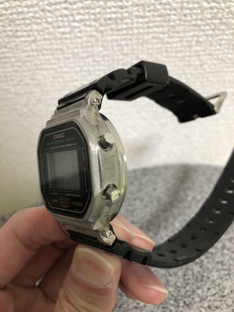 カシオ G-SHOCK DW-5600 ブラック ジャンク　スクリューバック Yahoo!オークション -「g-shock dw-5600 スクリューバック」の