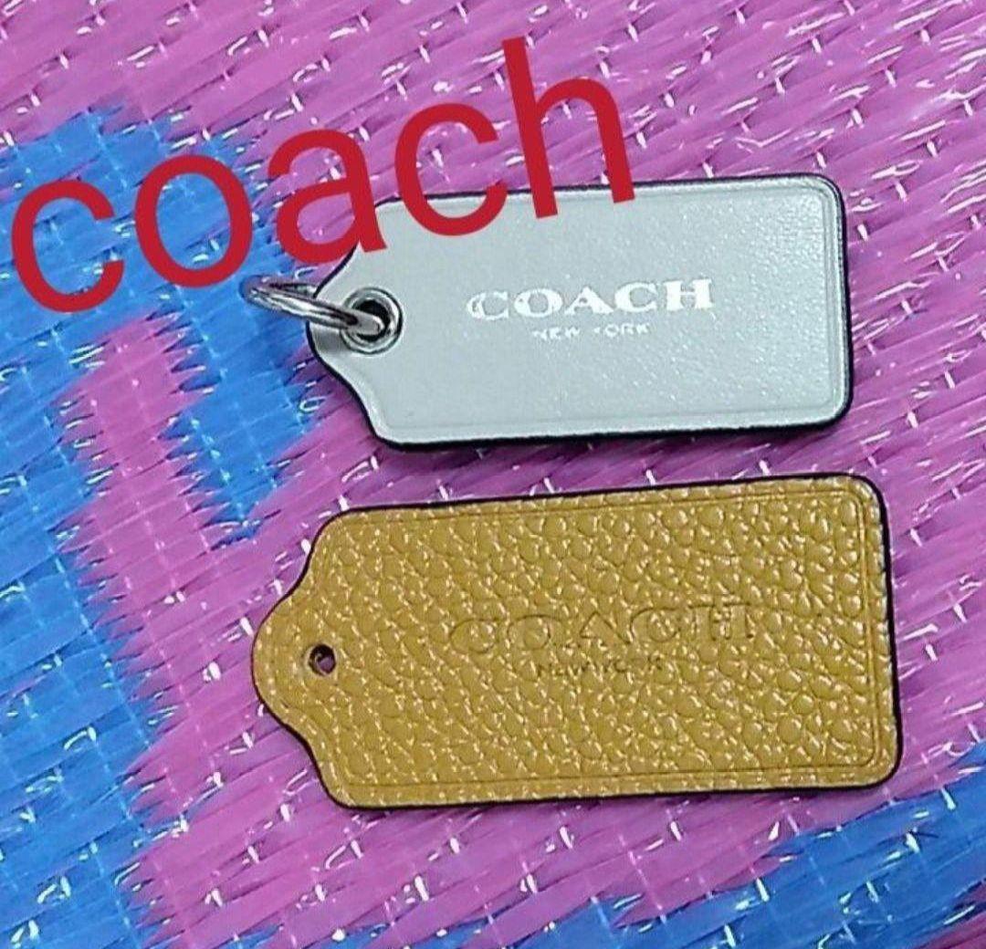 正規品 coach ロゴタグ コーチ 2点セット 本物