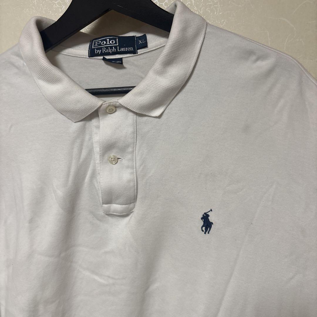 POLO RALPH LAUREN ホワイトポロシャツ XL Polo by Ralph Lauren ホワイトポロシャツ XL - メルカリ