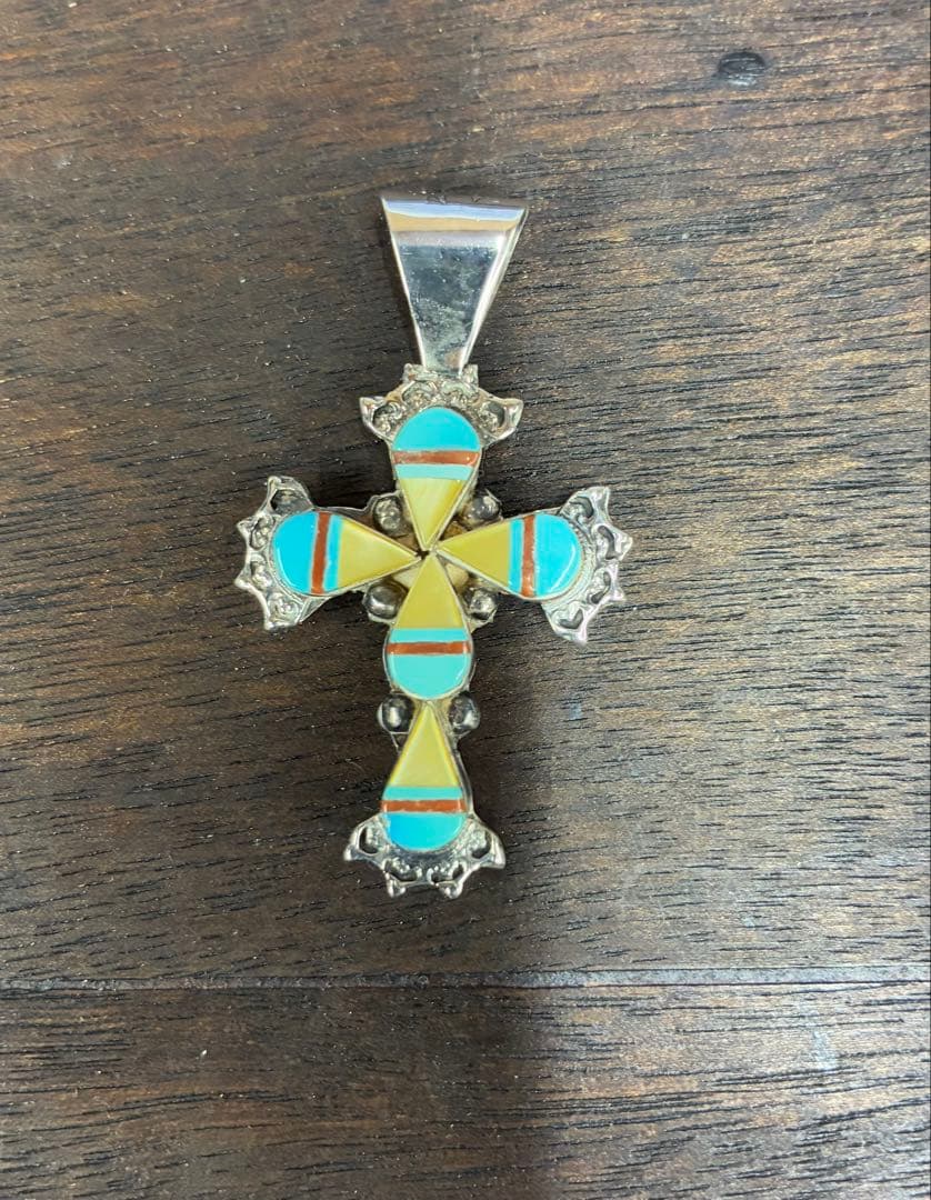 希少インディアンジュエリー リバーシブルペンダント 希少インディアンジュエリー リバーシブルペンダント