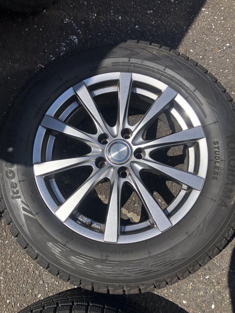 ヨコハマ　スタッドレスタイヤ　アルミホイール4本セット225/65R17