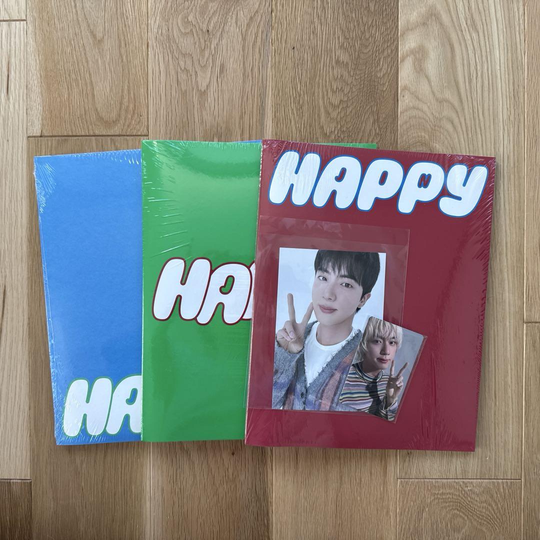 JIN Solo Album '\"Happy' 新品未開封 3形態x5限定特典付 JIN Solo Album ´ Happy´ 新品未開封 3形態x5限定特典付 CD