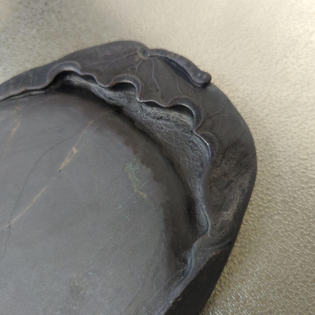 古硯　端渓硯　ヒビあり