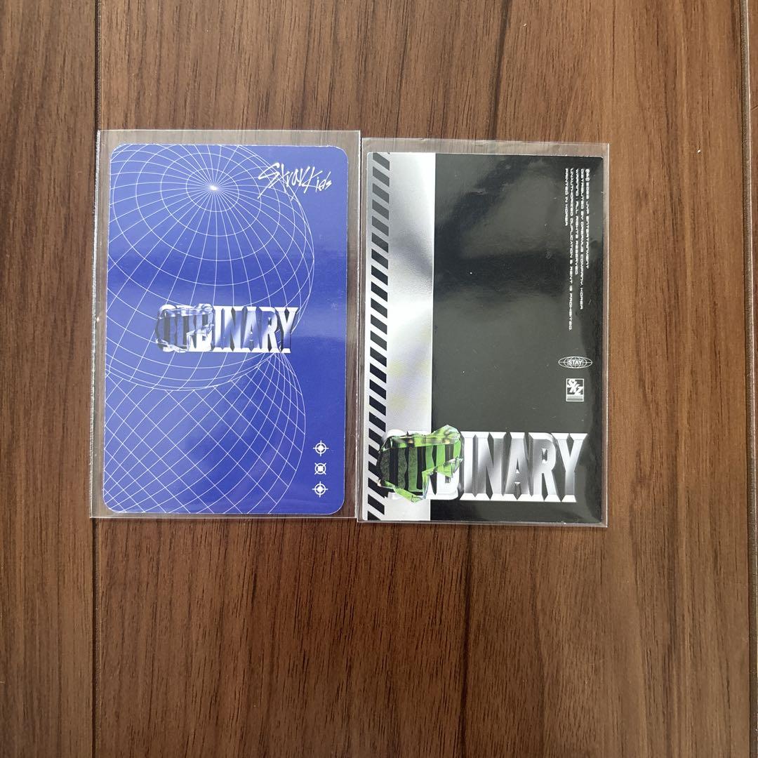 straykids oddinary トレカ バンチャン withfans 2枚 straykids oddinary トレカ バンチャン withfans 2枚