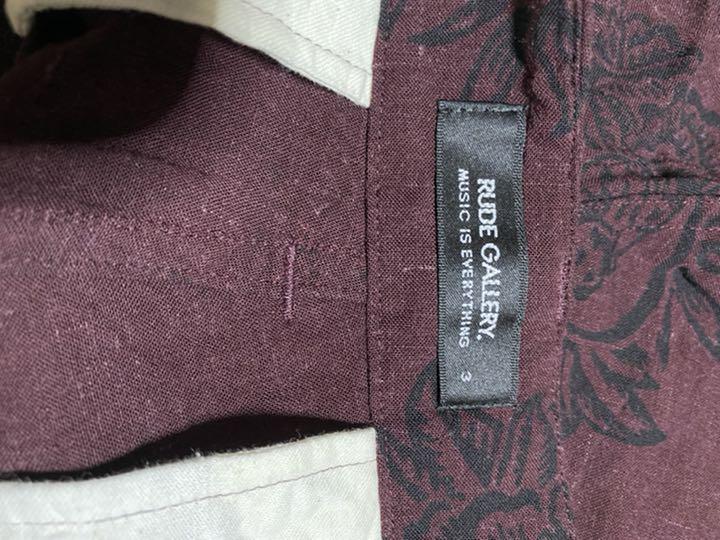 RUDE レーヨンオープンカラーシャツ パンツ OlfjR-m20331890645 GALLERY ルードギャラリー 在庫正規品