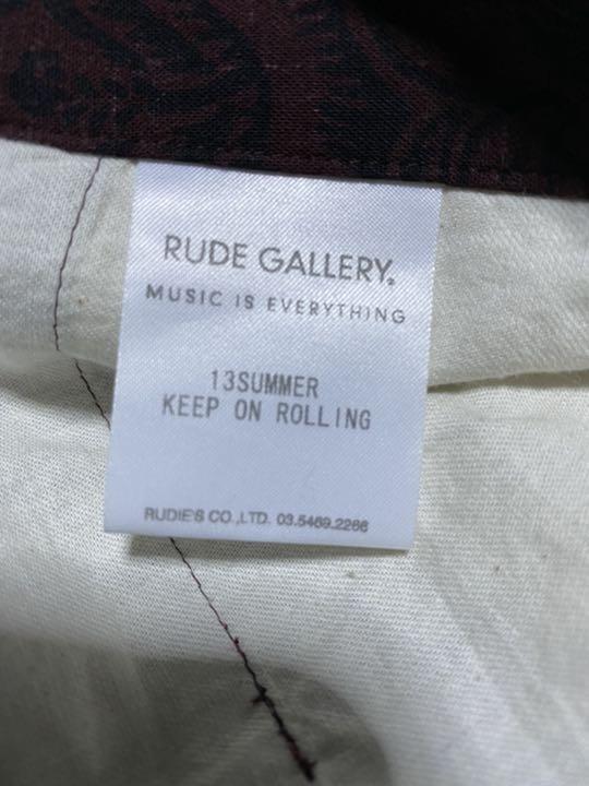 RUDE レーヨンオープンカラーシャツ パンツ OlfjR-m20331890645 GALLERY ルードギャラリー 在庫正規品