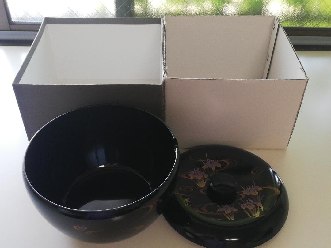 加賀の銘品 加賀漆器 おひつ1個・大名椀5客+九谷焼/茶碗5客 セット 未 加賀の銘品 加賀漆器 おひつ1個・大名椀5客+九谷焼/茶碗5客 セット 未