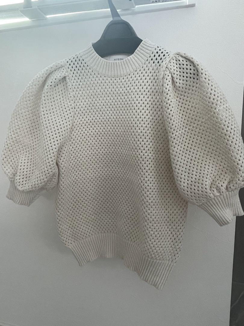SALE ヘヨン hyeon アップルパイニット beige - メルカリ
