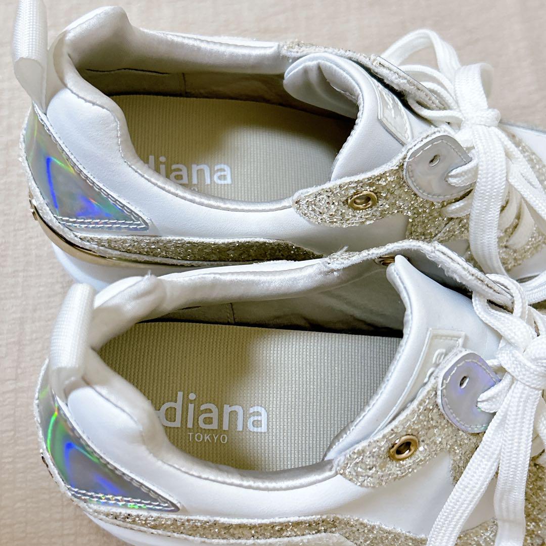 ✨美品 【+diana】 Bridal Edition スニーカー 6cmヒール