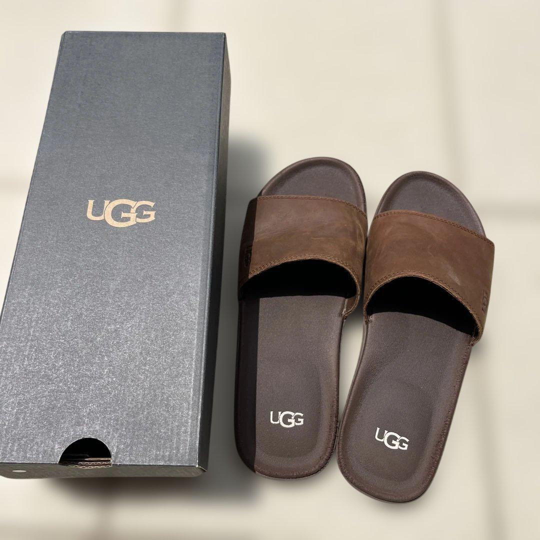UGG ブラウン スライドサンダル 箱付き