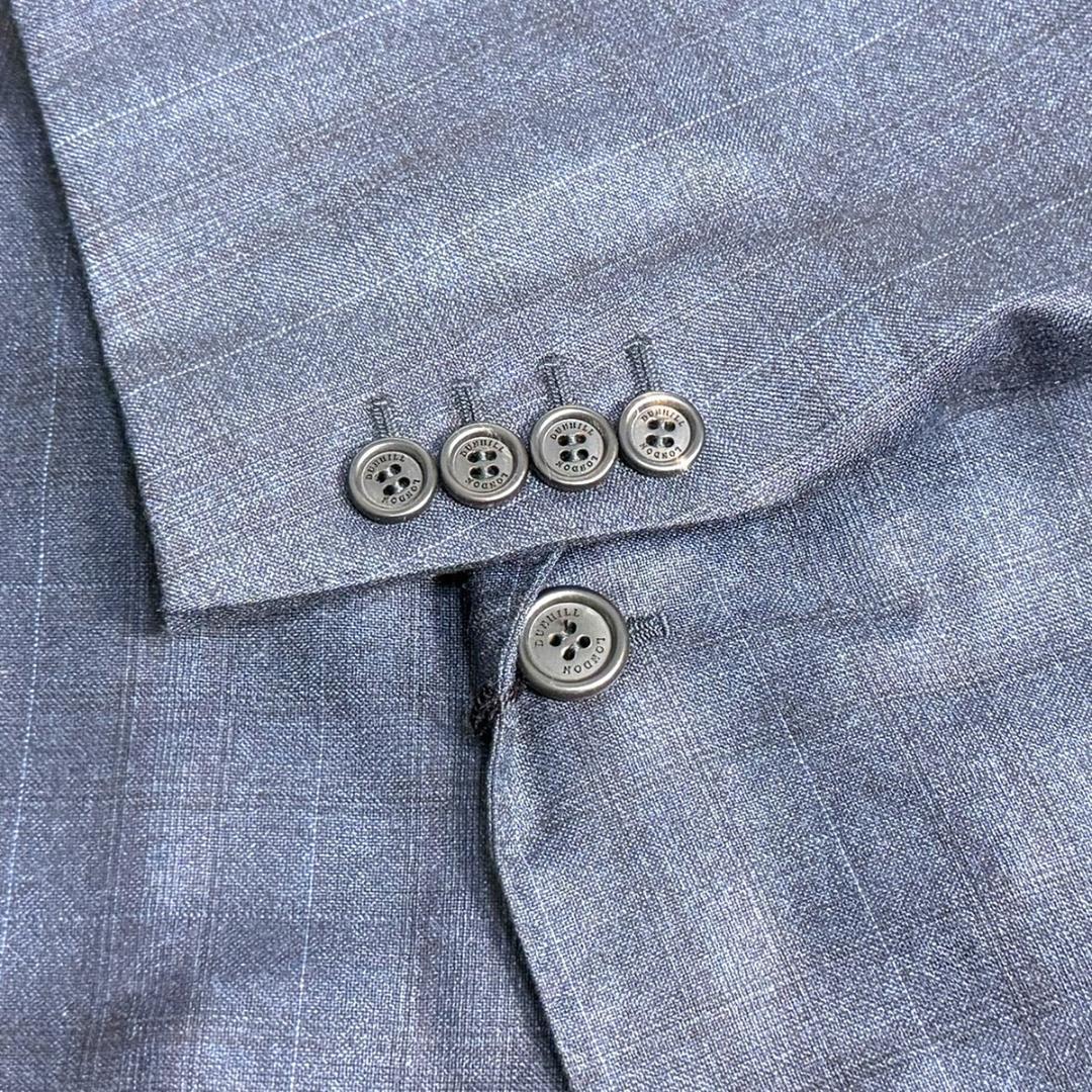 J5148 新品 ダンヒル 激レア最大サイズ チェック柄ジャケット ネイビー60 J5148 新品 ダンヒル 激レア最大サイズ チェック柄ジャケット ネイビー60