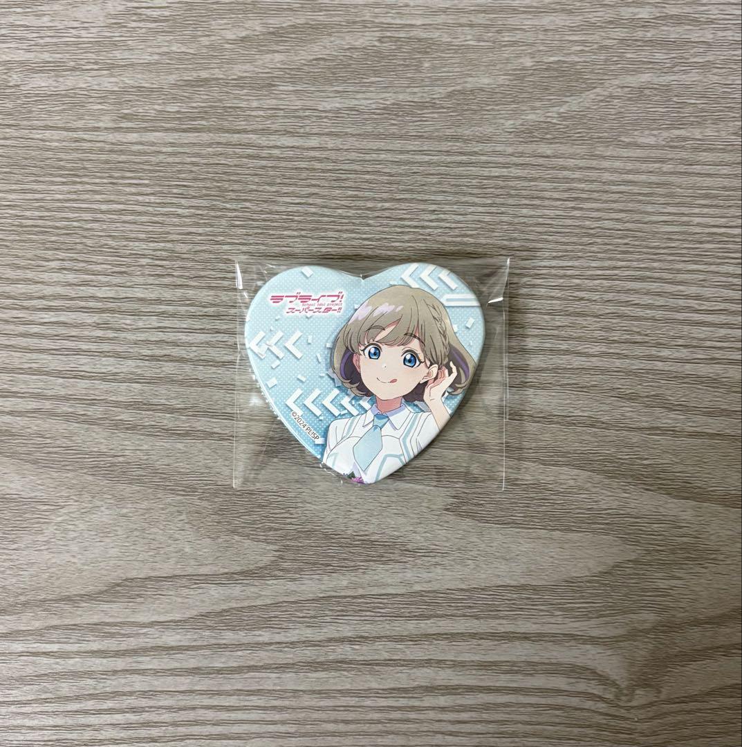 ラブライブ リエラ 東急ハンズ ナース ホログラム ハート缶バッジ 唐可可 ラブライブ!スーパースター 唐可可 ハート型 缶バッジ - メルカリ