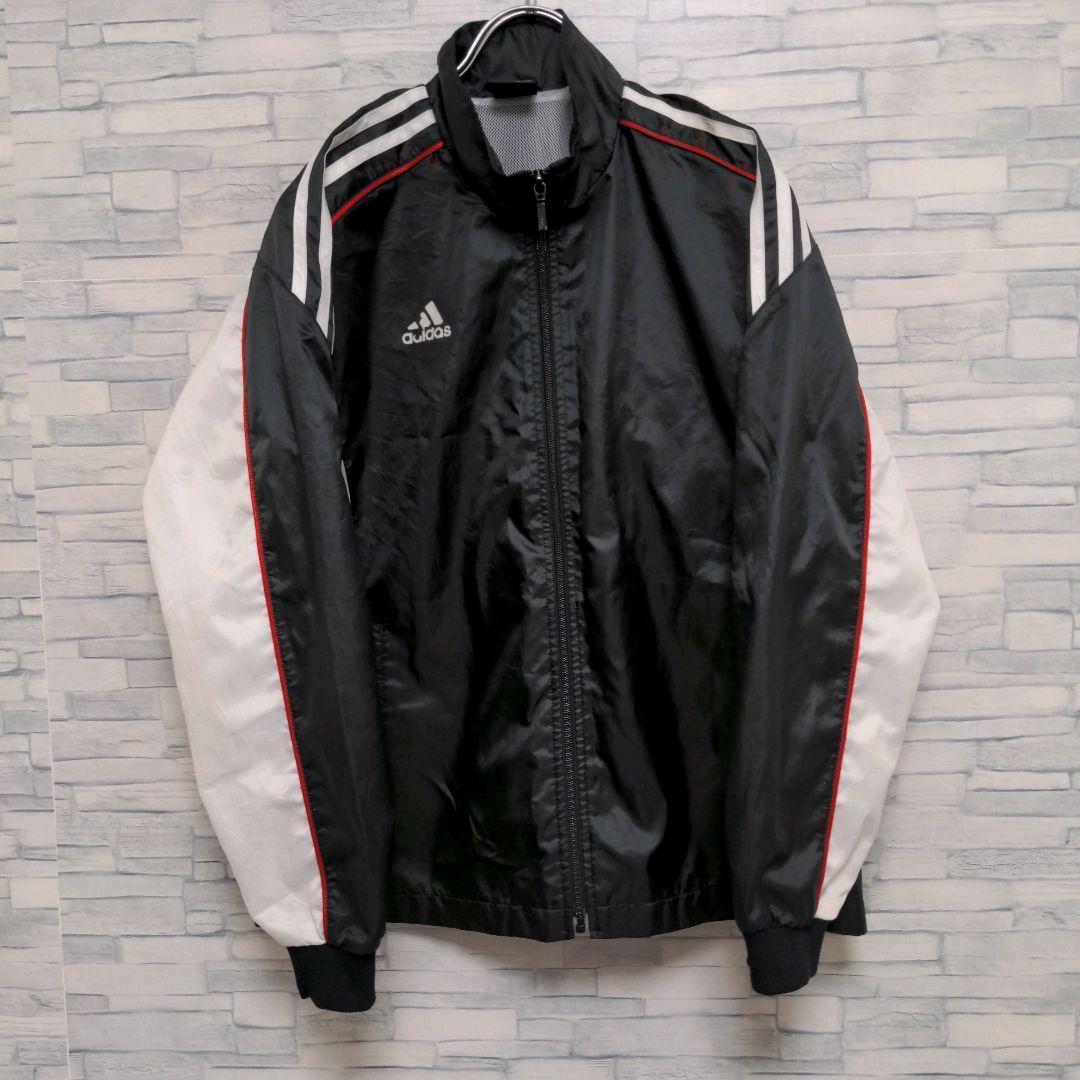 bigロゴ!】アディダス adidas ナイロンジャケット キッズ160サイズ ...