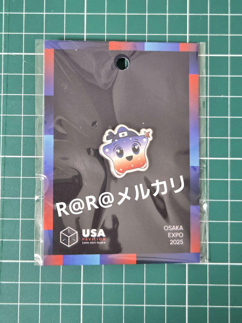 非売品】大阪関西万博2025 USA Pavilion アメリカ館 ピンバッジ