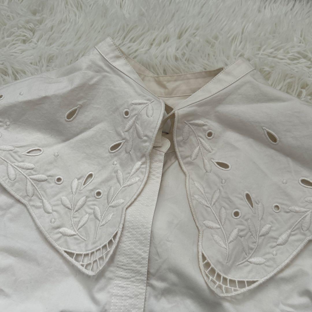 6(ROKU) EMBROIDERY COLLAR BLOUSE/ブラウス