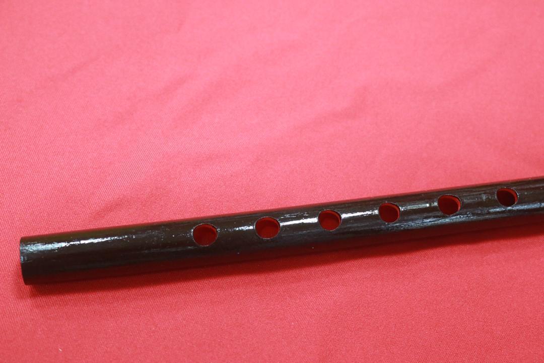沖縄県産 琉球横笛 竹製（A調）音の高さになります。手工品 新品
