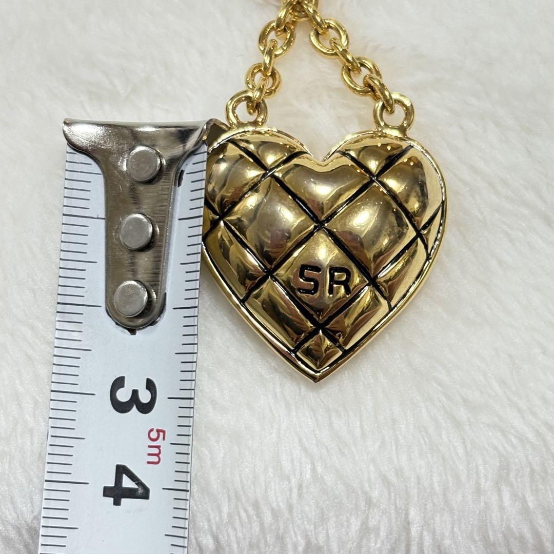 VINTAGE SONIA RYKIEL 二連 ハート マトラッセ ネックレス