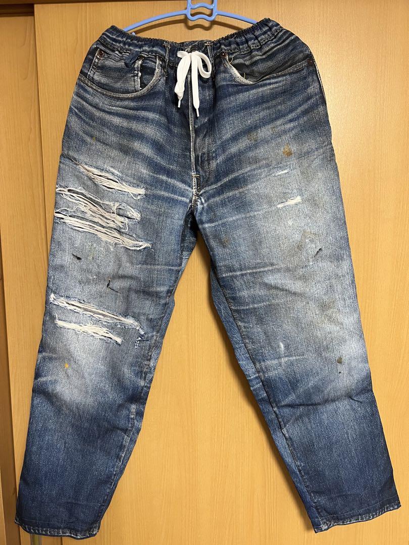 SKUNK　Fake Vintage Denim Easy Pants SKUNK様専用 Fake Vintage Denim Easy Pants