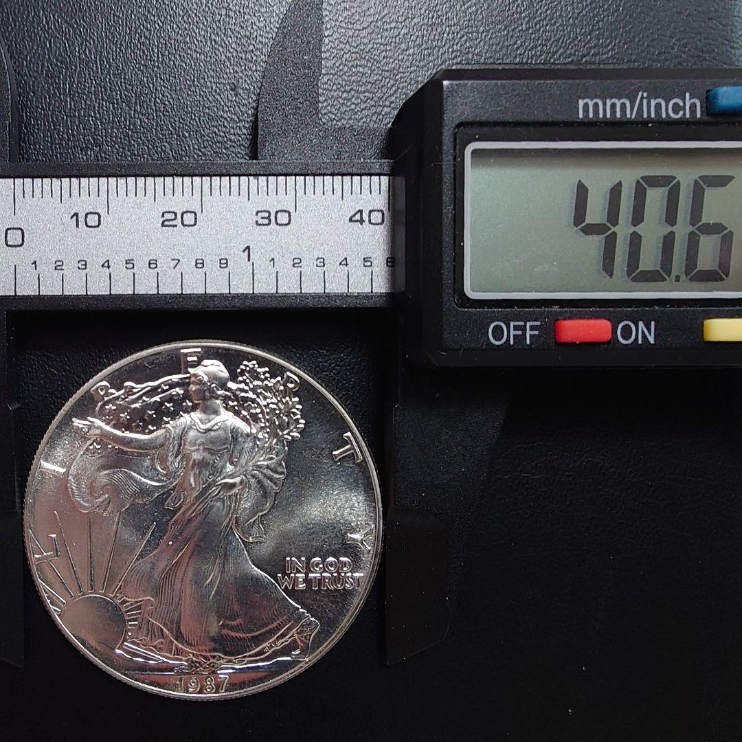 1987年アメリカ銀貨 1オンス銀貨 ウォーキングリバティ シルバー