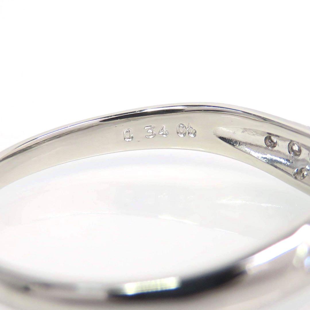 MIKIMOTO ミキモト Pt950 パヴェダイヤモンド0.34ct リング