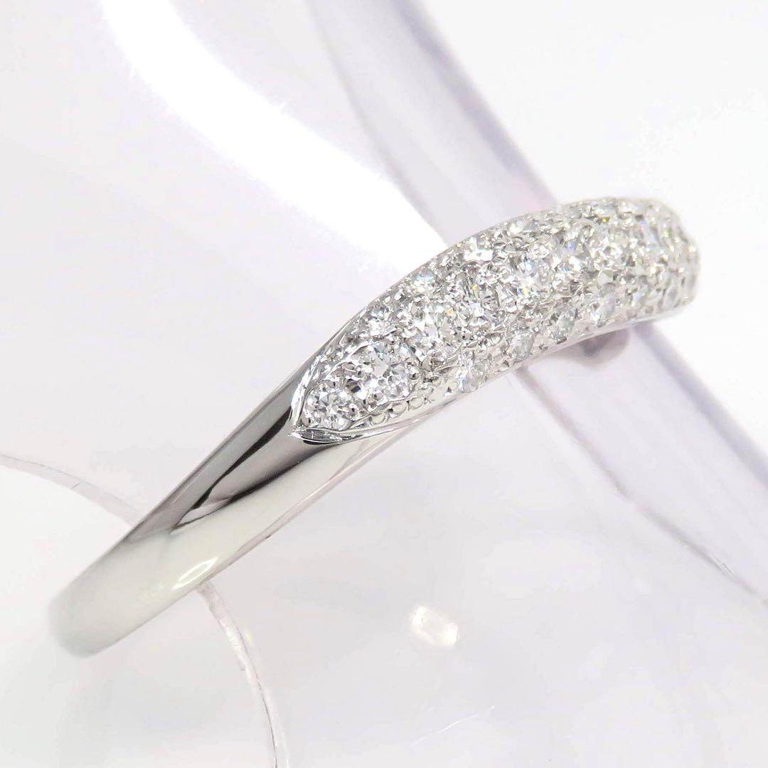 MIKIMOTO ミキモト Pt950 パヴェダイヤモンド0.34ct リング