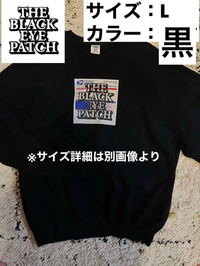 Black eye patch スウェット Lサイズ 正規激安 5425円引き www