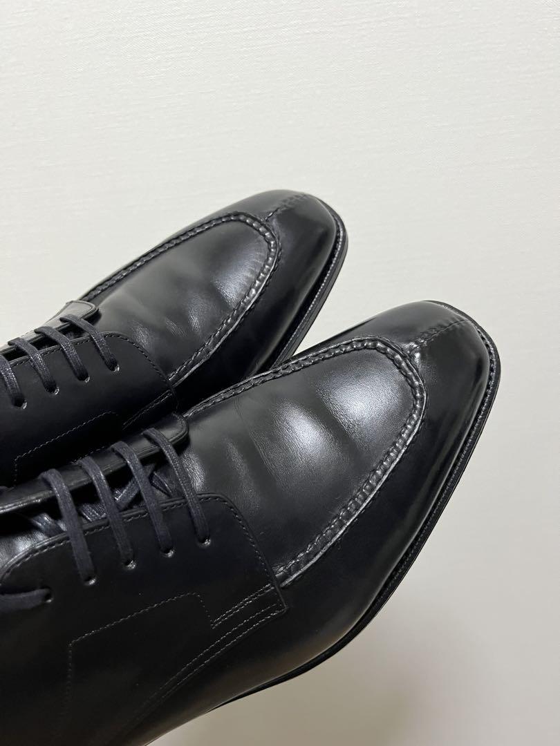 【サイズ8.5/美品】シェットランドフォックス、ブリストルUチップ、人気の黒！