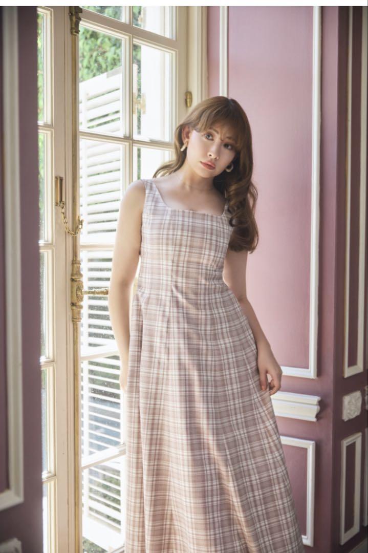 【mauve beige】Paddington Long Dress