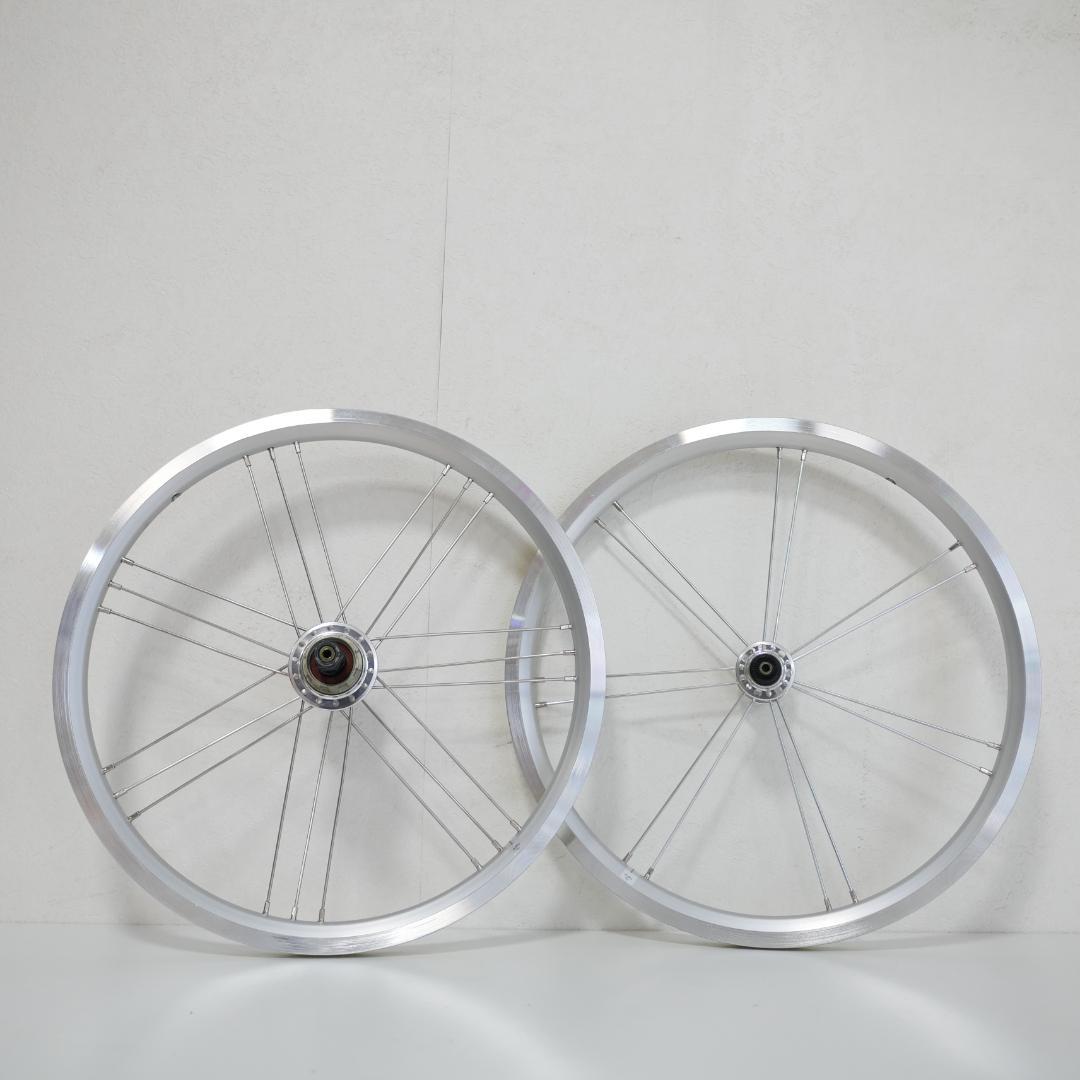 BROMPTON 2-4速用 シルバー ホイールセット 画像1