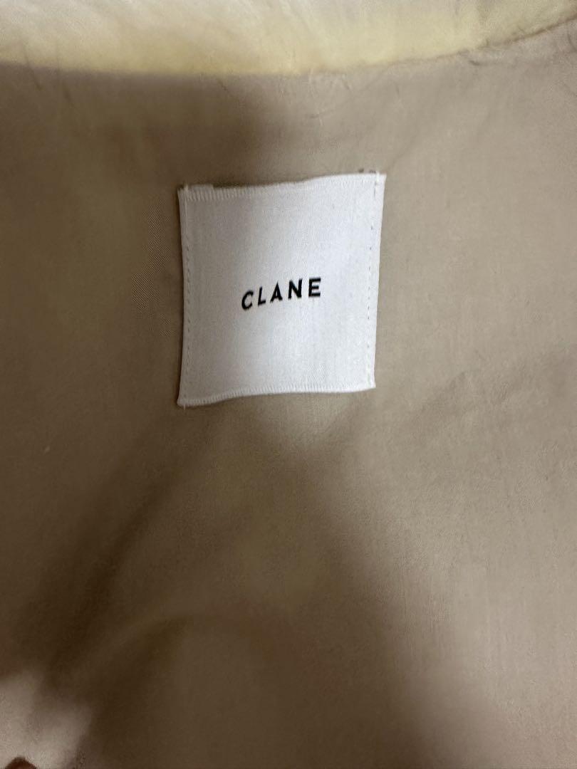 ジャケット・アウター CLANE NO COLLAR VOLUME ECO FUR COAT