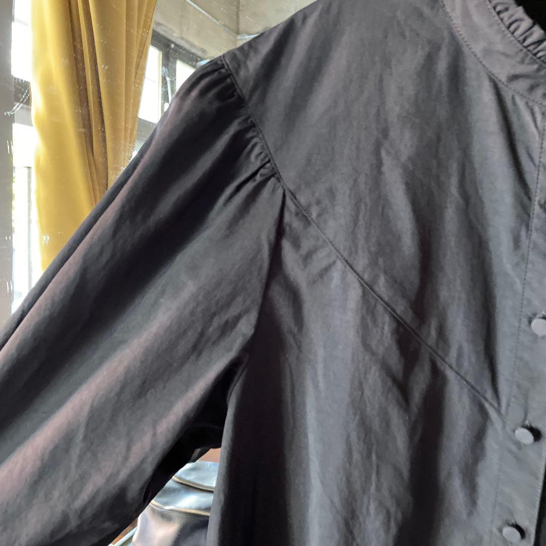 @ UNTITLED アンタイトル XS ブラック 黒 ブラウス シャツ