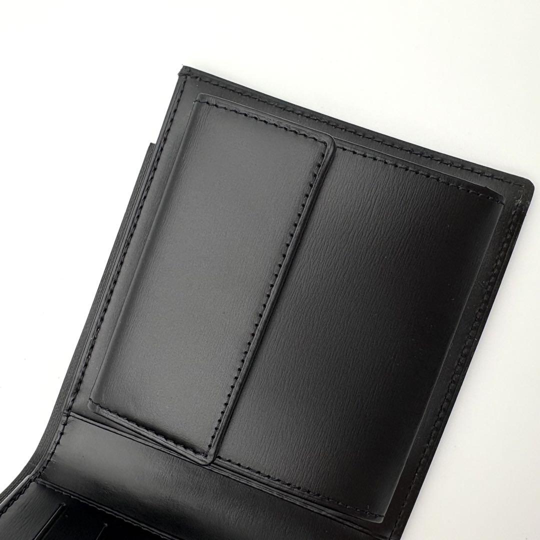 dunhill ダンヒル 二つ折り財布 未使用 元箱付き 正規品 未使用級】dunhill ダンヒル 箱付き 二つ折り財布 黒 - メルカリ