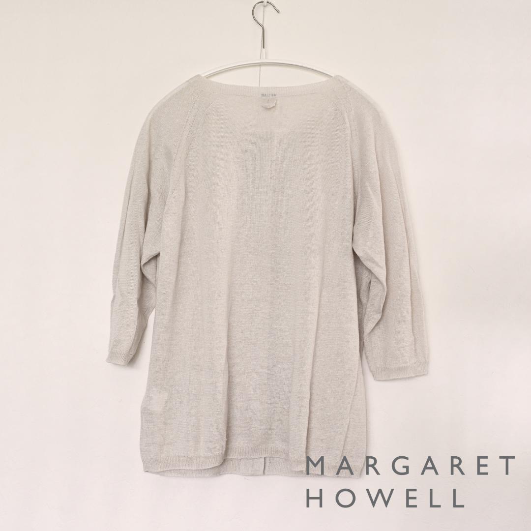 美品 MARGARET HOWELL カーディガン リネン 麻 美品 MARGARET HOWELL カーディガン リネン 麻