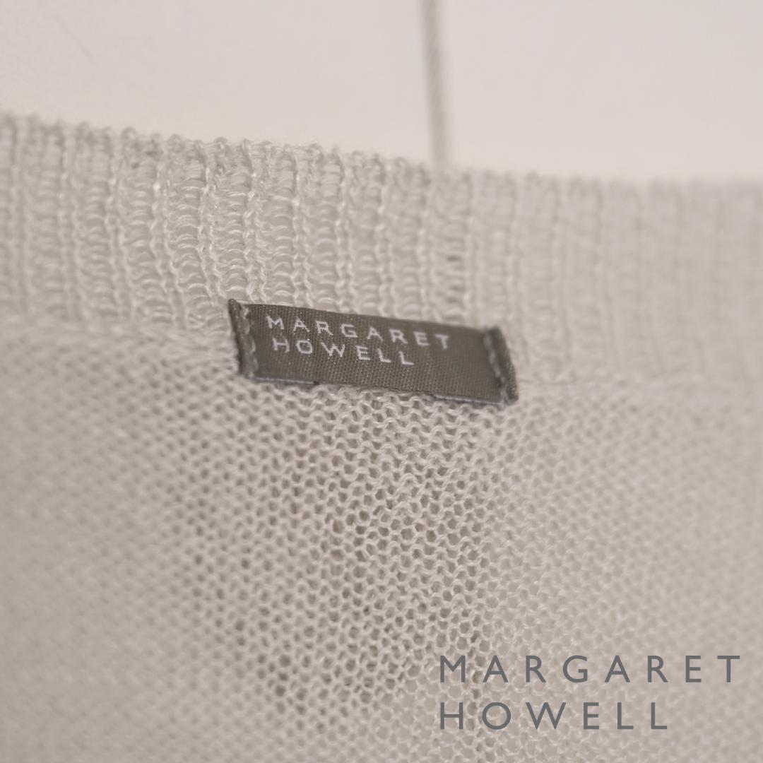 美品 MARGARET HOWELL カーディガン リネン 麻