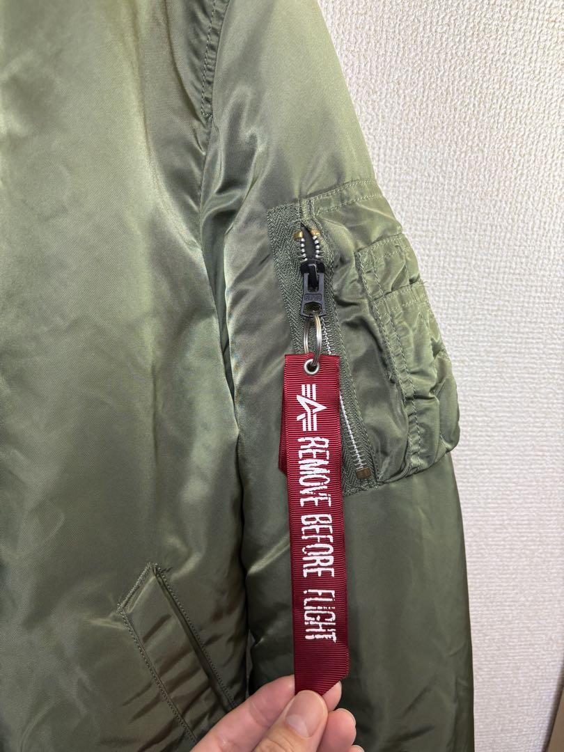 ALPHA INDUSTRIES MA-1ジャケット X-SMALL オリーブ